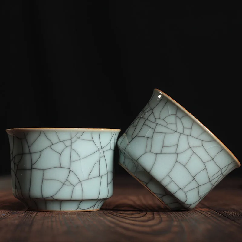 

Оригинальная подставка из бутика, чашка Longquan Celadon, одинарная чашка, фарфоровая чашка для дегустации чая, стандартная чаша для чая