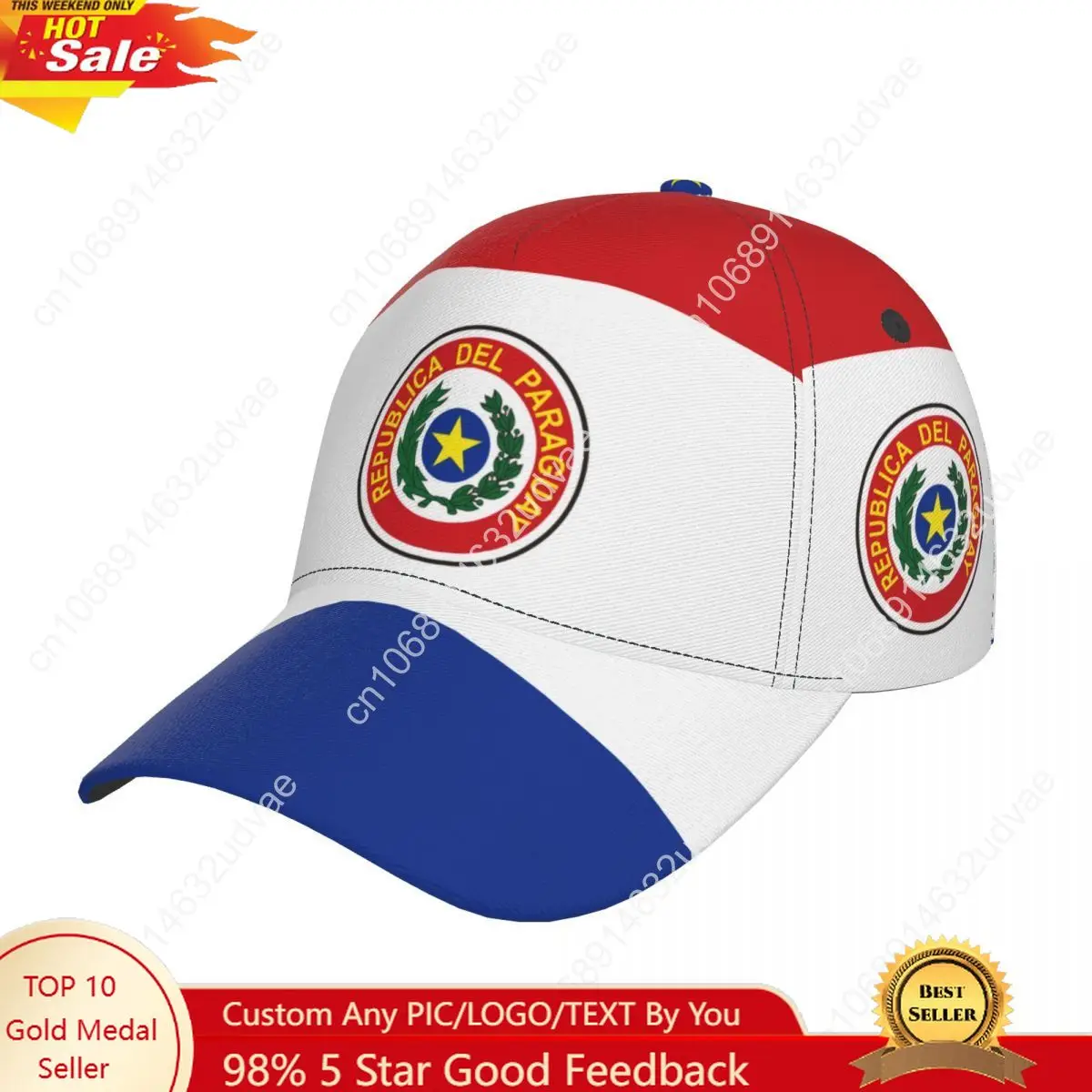

Flag Of Paraguay Outdoor Sport Caps Baseball Hat Men Women Visor Cap Baseball Cap Street Hip Hop Caps