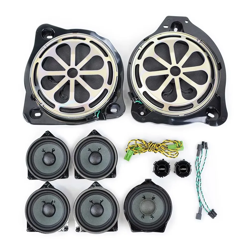 Subwoofer de carro para mercedes w205 w213 w222 glc tweeter buzina de áudio alto-falante de tom médio alto-falante de alta fidelidade conjunto de