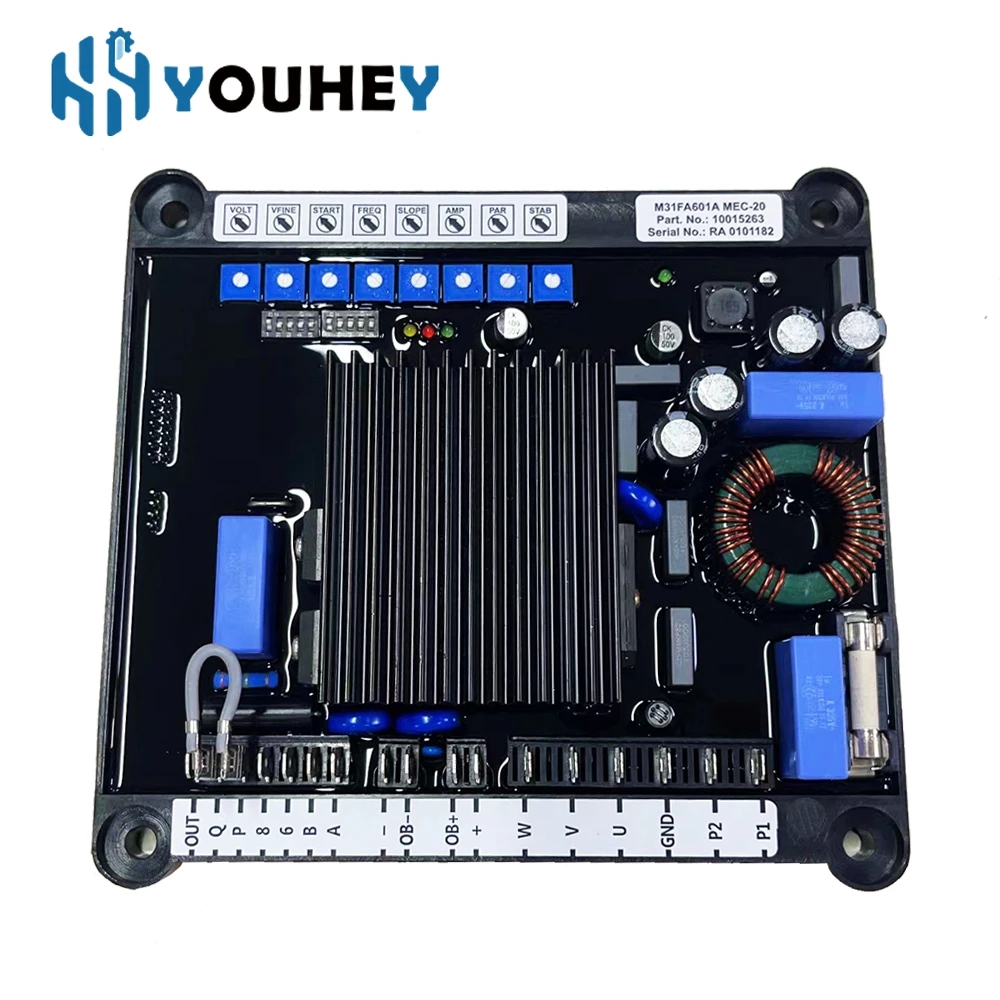 Marelli Generator AVR M31FA600A Automatic Voltage Regulator MEC-20 AVR Module Power Adjustable Stabilizer