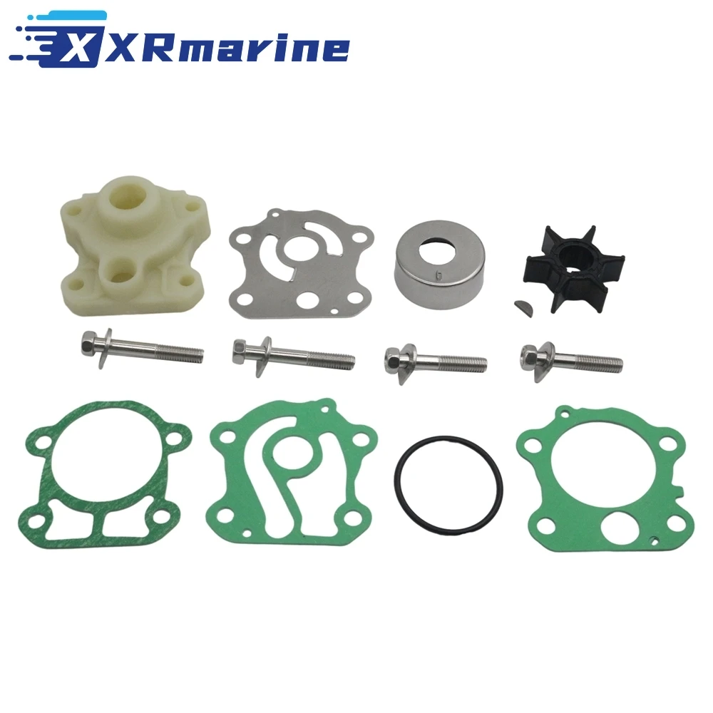 Outboard Service Kit For Yamaha 4-Stroke 50HP Outboard Impeller Kit 6H3-W0078 Oil Filter 5GH-13440-71 Thermostat 66M-12411