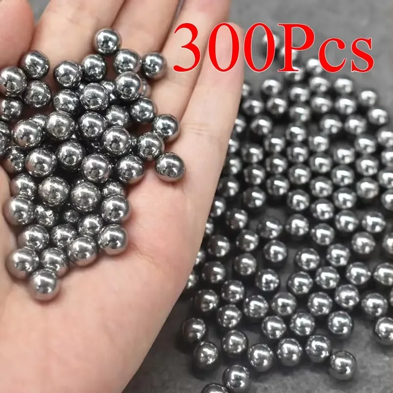 100/600 Stück Stahlkugeln für Schleuder, 8 mm Standard, 8 mm Stahlkugeln für den Außeneinsatz, geeignet für verschiedene Schleudern mit Wiederholfunktion. – Detail 2