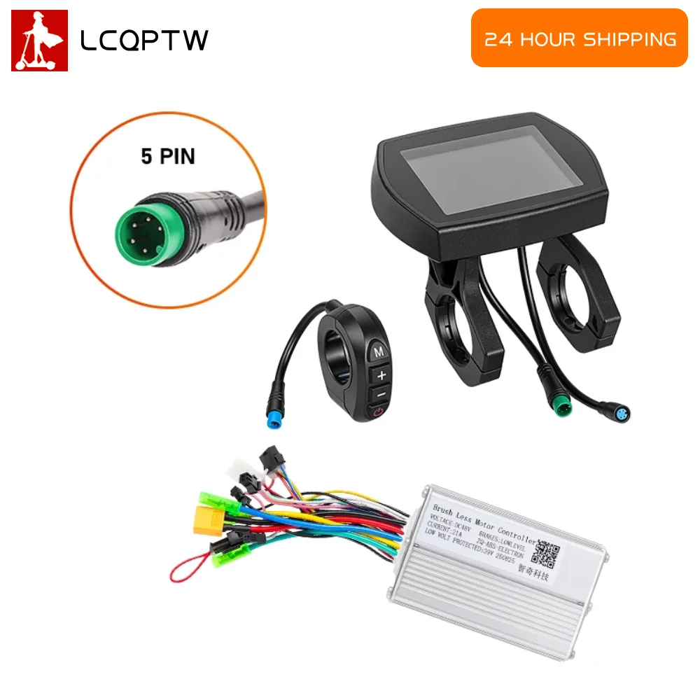 48V Brushless Motor Controller for KUGOO G2 PRO Electric Scooter LCD Dashboard Instrument Assembly Replacement Parts