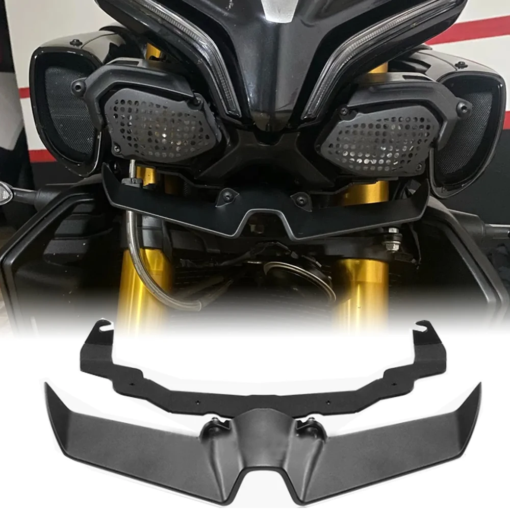 

For YAMAHA MT-10 MT 10 SP 2022 2023 2024 MT10 Beak Winglet Front Spoiler Aerodynamic Wing Motor Accessories Downforce Deflector