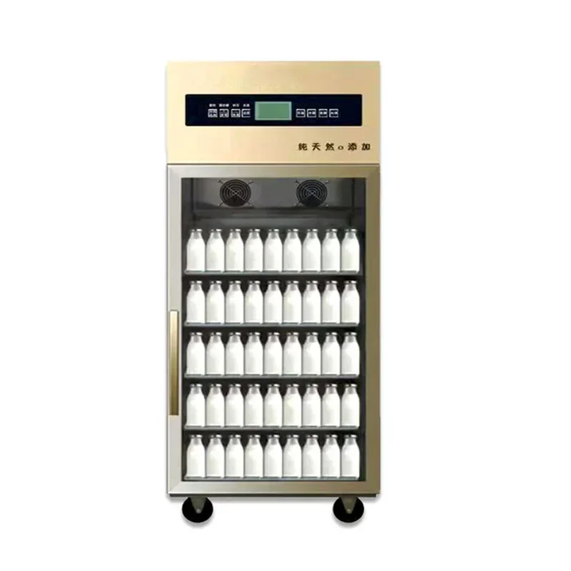 Máquina de yogur mejorada grande, caja de fermentación comercial, gran capacidad, fermentación refrigerada automática, esterilización de vino y arroz