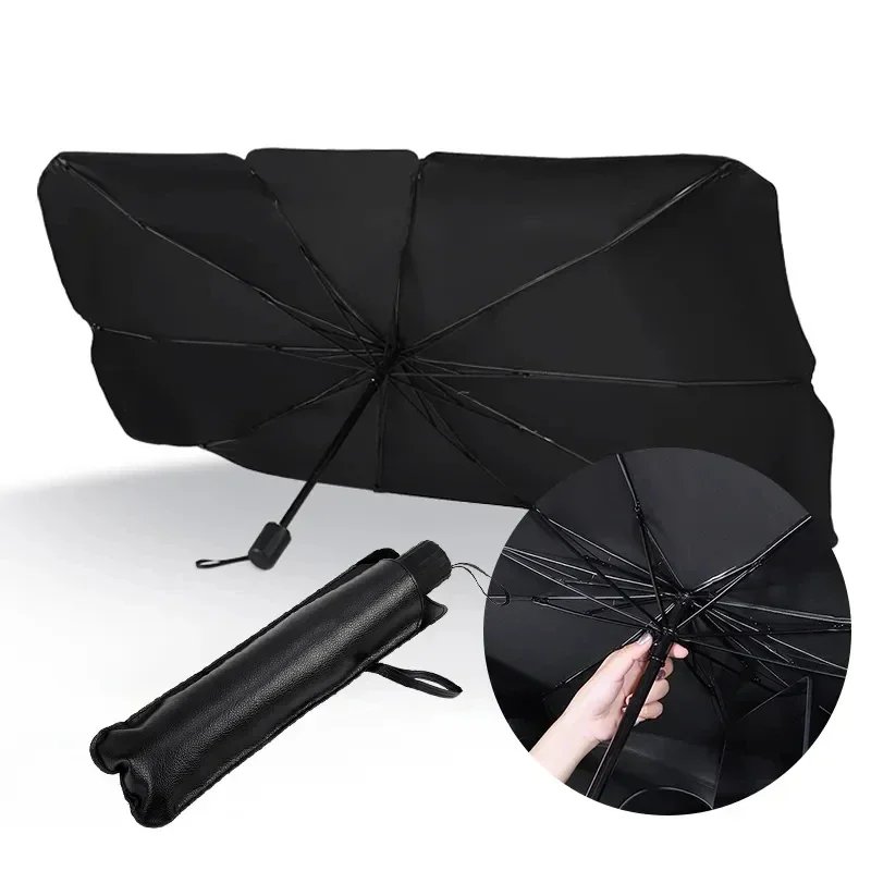 

Car Sunshade Umbrella For Auto Shading Car Sun Shade Protector Parasol Summer Sun Interior Windshield Protection Accessories