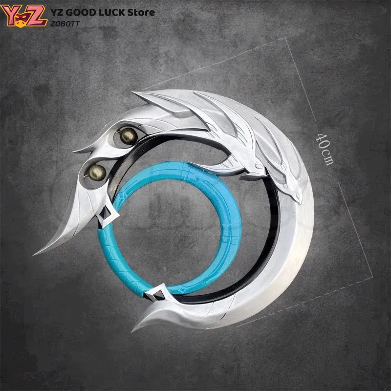 متوفر في المخزون Lan Yan دعائم تنكرية لانيان ليو فتاة جديدة Wea-pon شفرة يدوية Genshin تأثير الاشياء نموذج عيد الهالوين