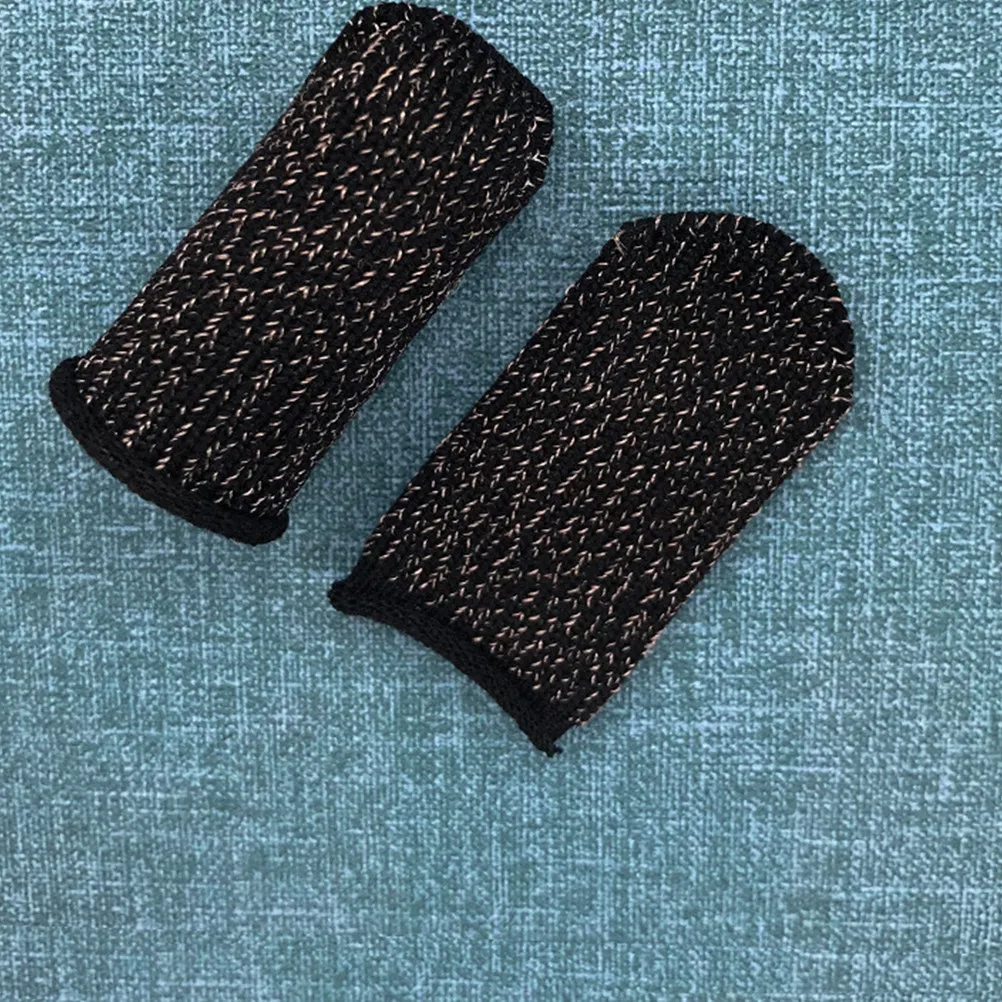 10Pcs Game Finger Sleeves Anti-Sweat Anti-Slip Screen Touch Protector Ultra-Thin Phone Game Playing Accessory for Men Women