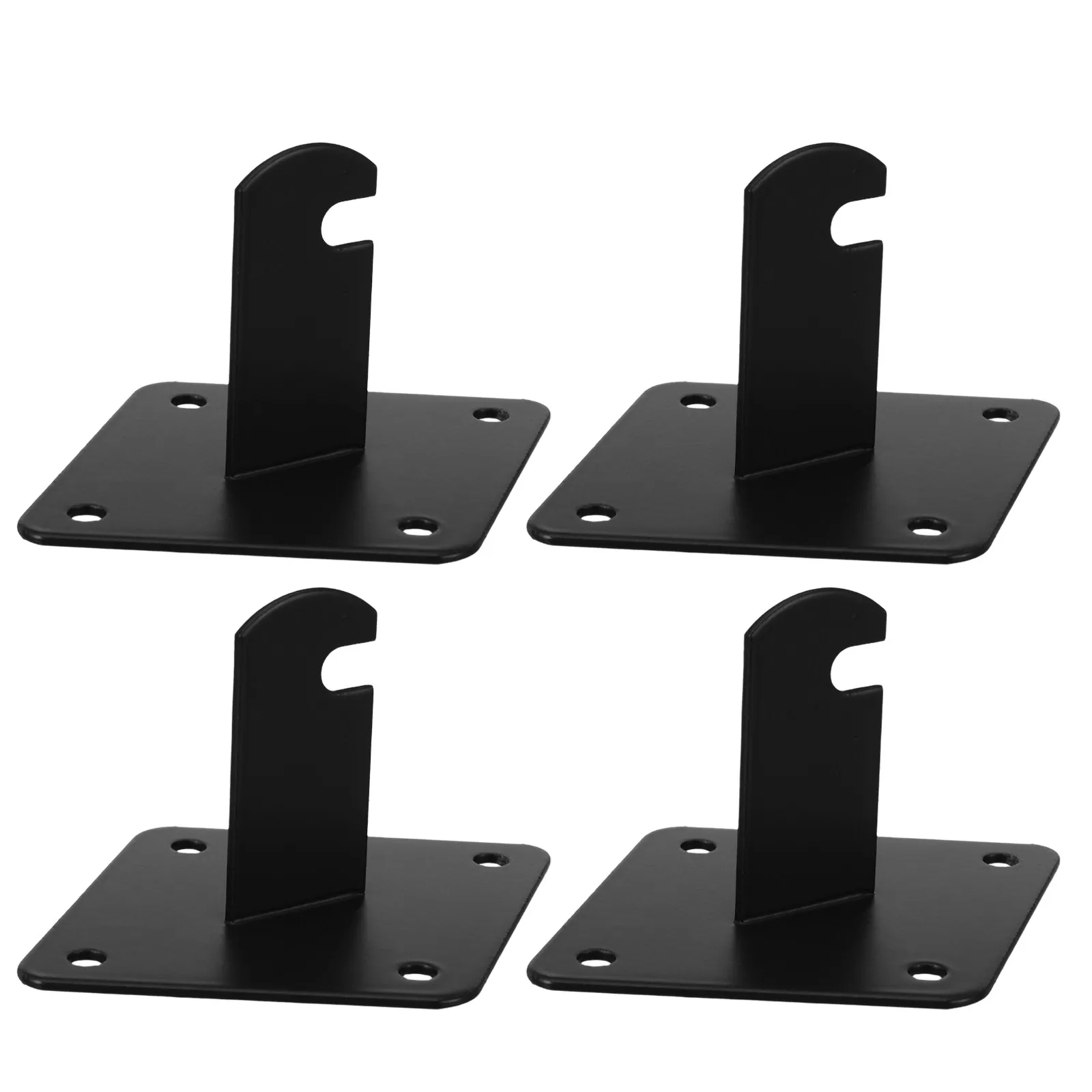 

Кронштейны для крепления к решетчатым панелям, 4 шт., металлические, для склада и офиса