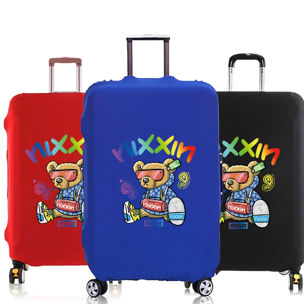 

Suitcase Protective Cover Protector For 18-30 inch Baggage cover Travel Accessories Elastic Luggage Dust Covers bear series