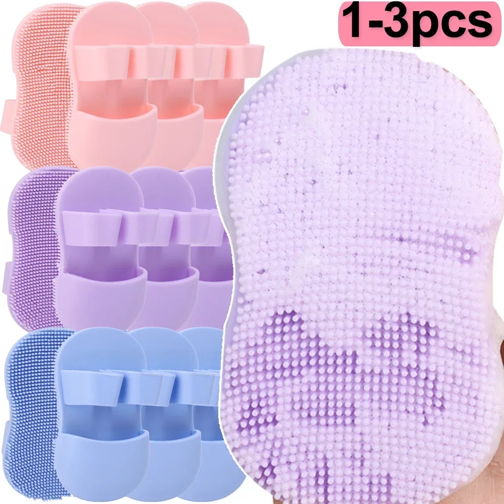 Mini Finger Wash Brush Silicone Facial Deep Pore Skin Care Scrub Cleanser Tool Soft Deep Cleaning Massage Brushes Makeup Brush