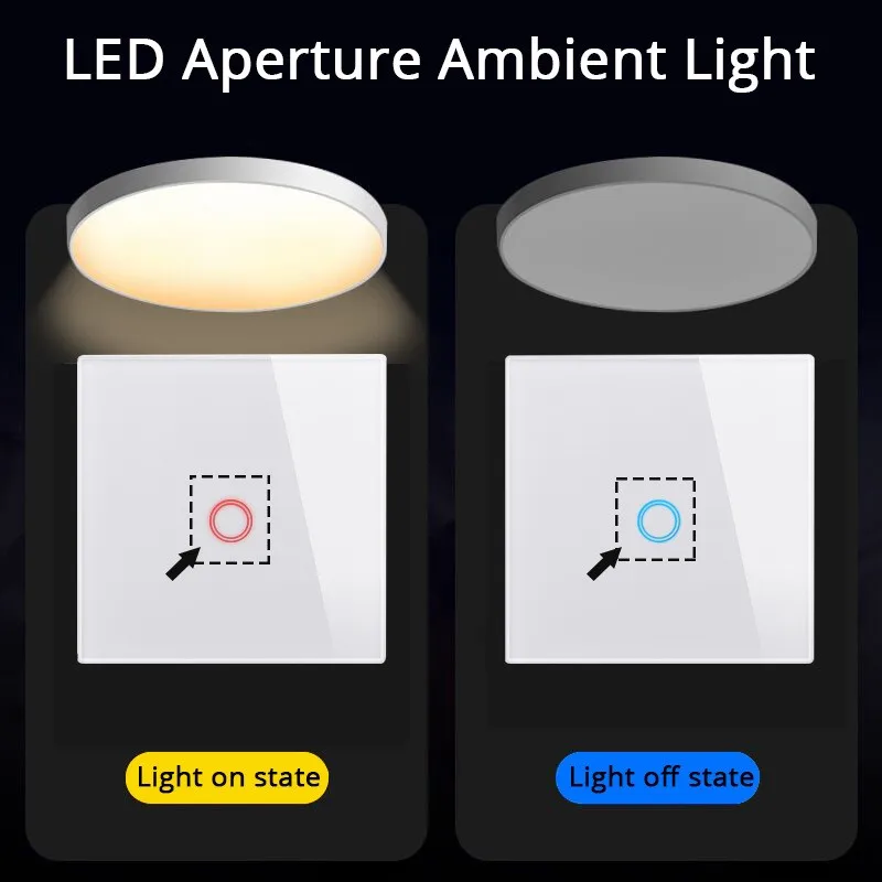 زجاج جدار اللمس التبديل الاتحاد الأوروبي المملكة المتحدة القياسية المقبس لوحة كبيرة الجدار ضوء واحد لايف خط التبديل USB TypeC المقبس صافي التلفزيون Tel المقبس #3