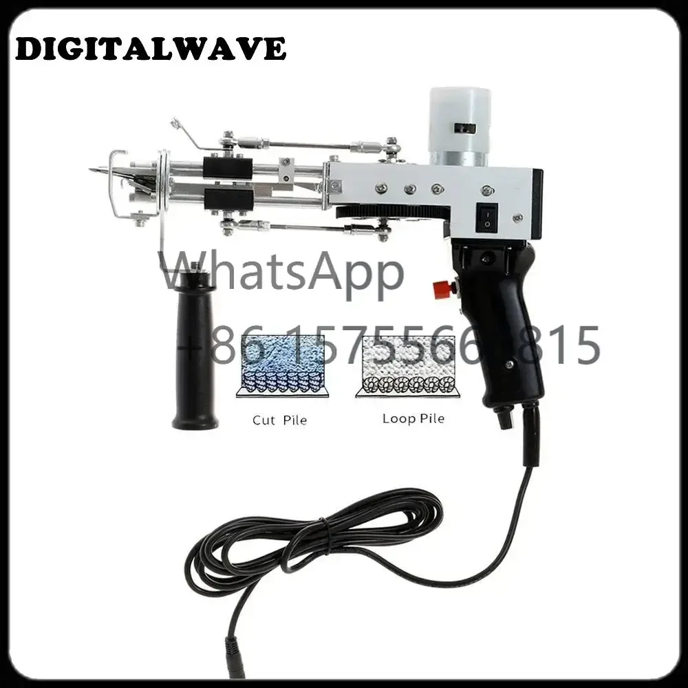 

100-240V 2 in1 Electric Tufting Gun Cut Pile Для Ковров Carpet Тафтинговый Пистолет Weaving Flocking Rug Machine Pistola Tufting