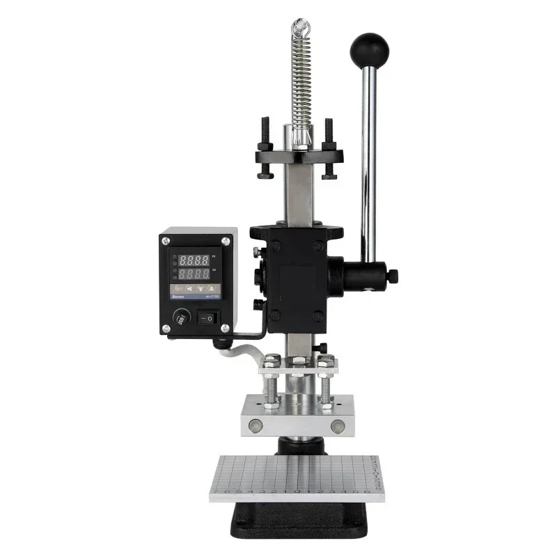 Manual Hot Press Embossing Machine, Leather Cutting and Embossing Machine, Small Hot Stamping Machine
