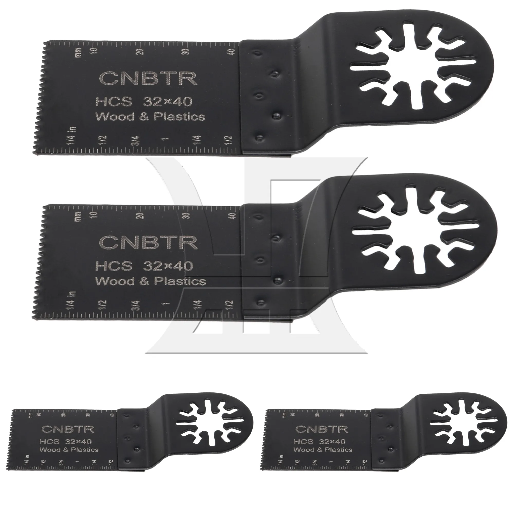 

CNBTR 4 x Quick Release Oscillating Tool for Soft Metals Black 3.66x1.26 Inch