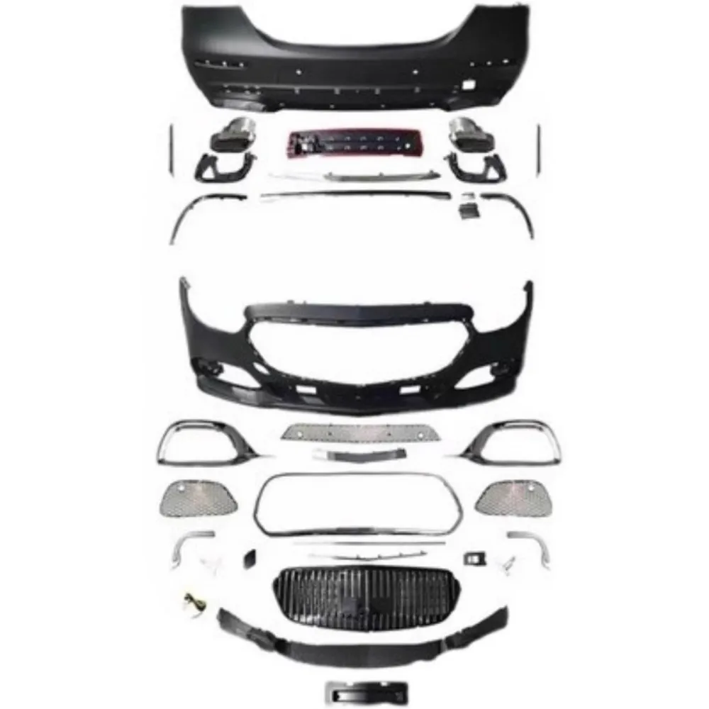 Body Kit Front Rear Bumper Lip Grille Mask Assembly For Mercedes Benz W-class W213 2021 Modified New Style Auto Accessories