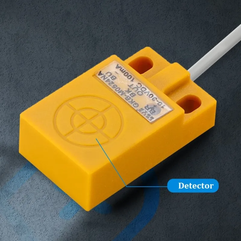 GKB-M0524 Square Metal Proximity Sensor Switch DC 2/3-Wire NPN/PNP NO/NC Detection 5mm Distance Industrial Control Sensor