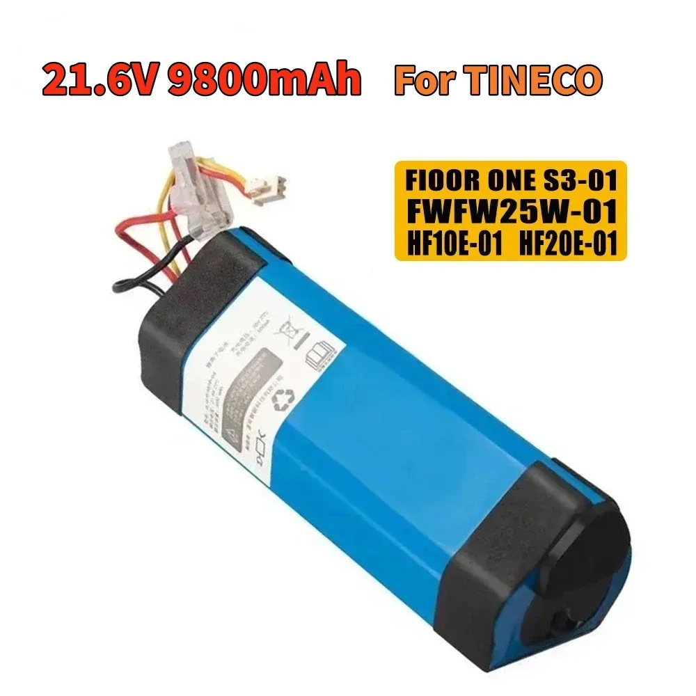 

100% Original 9800mAh For Tineco FLOOR ONE 1.0 FW25M-01 FW25W-01 FW09010ECN HF10E-01 HF20E-01 S3-01 vacuum cleaner Battery