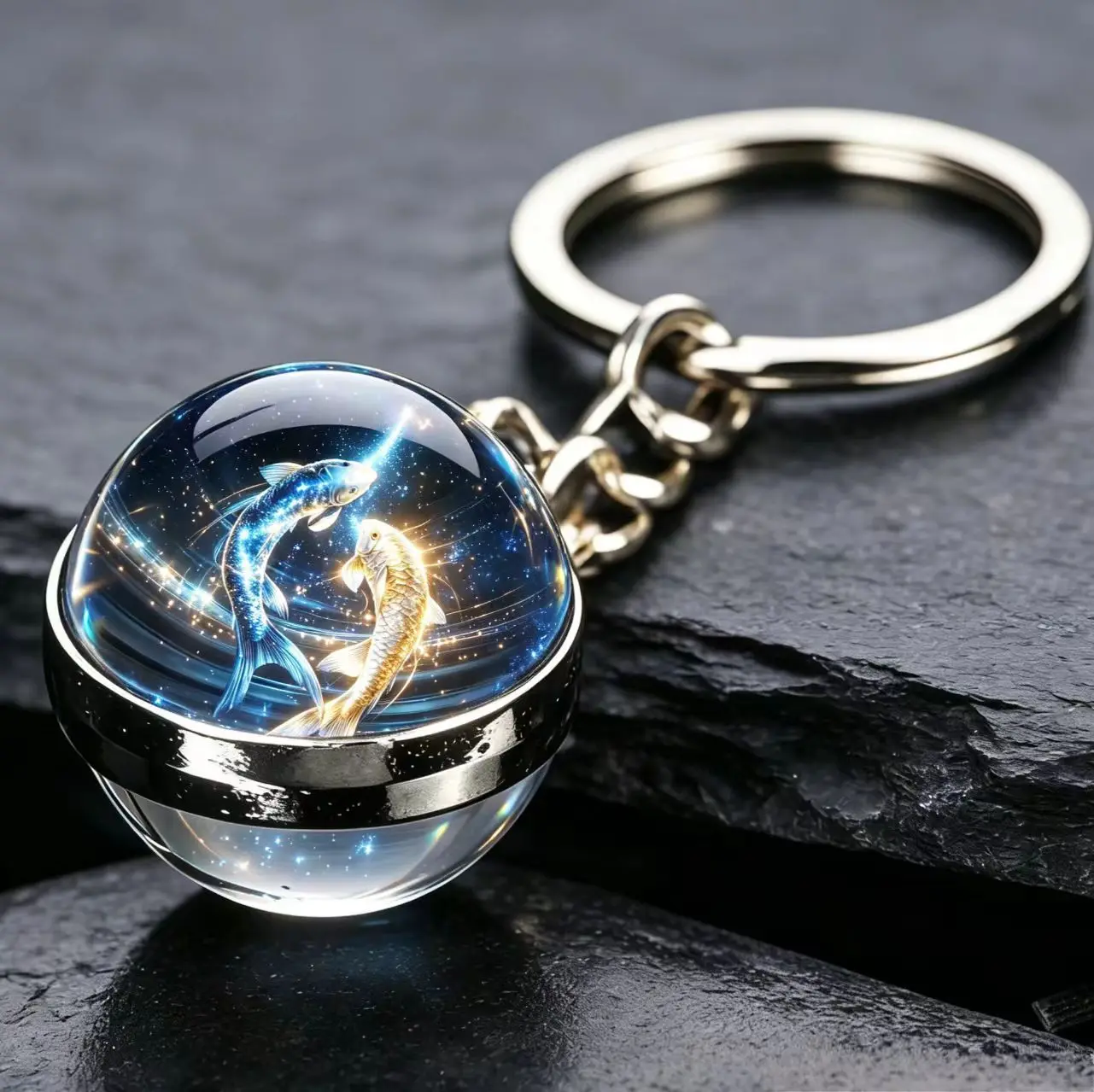 gemini keychain Constellation Keychain Astrology Jewelry Zodiac Aries Taurus Gemini Cancer Leo Virgo Key Chain Holder Double Sid