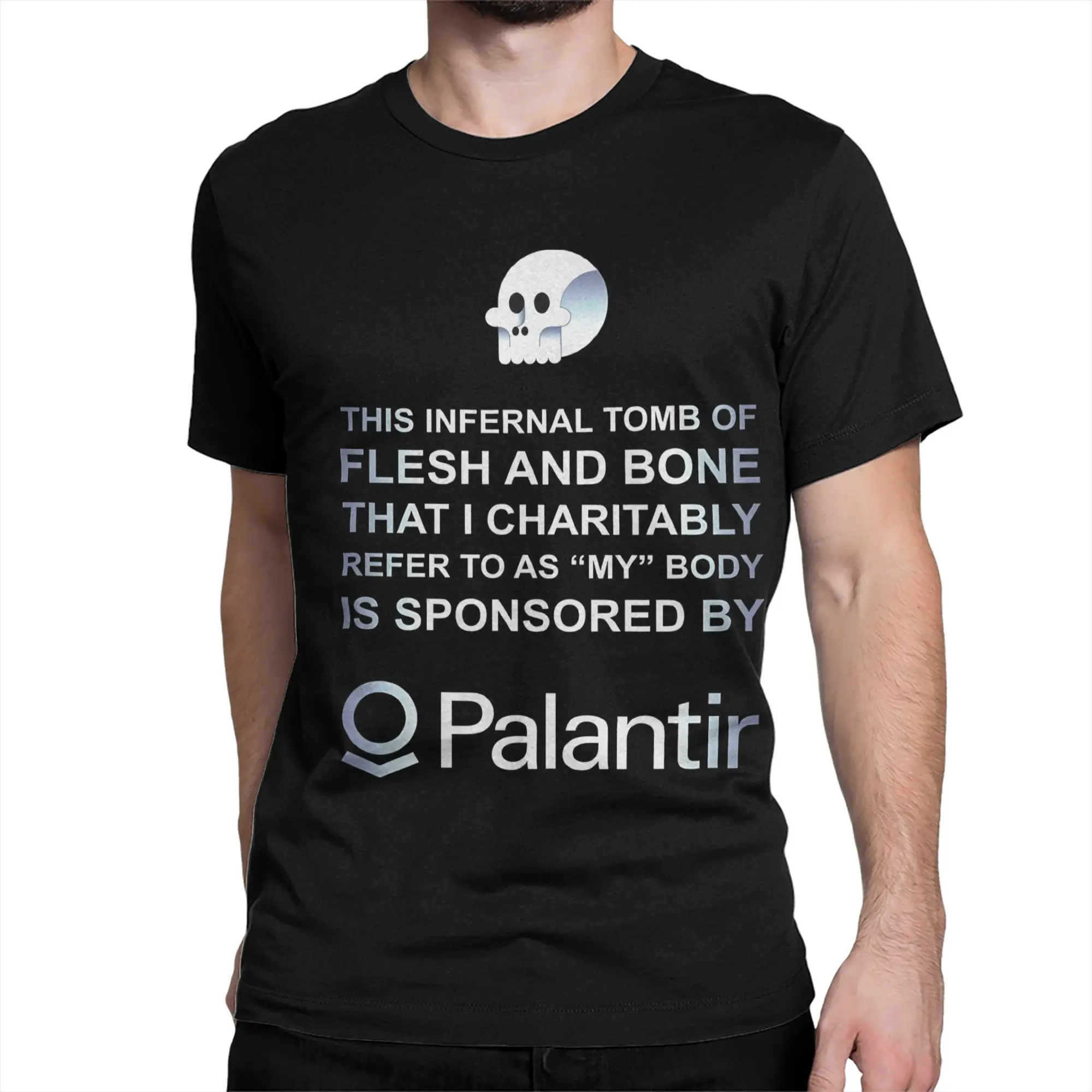 خمر PLTR Palantir تي شيرت الرجال النساء Crewneck القطن تي شيرت قصيرة الأكمام تيز ملابس الصيف
