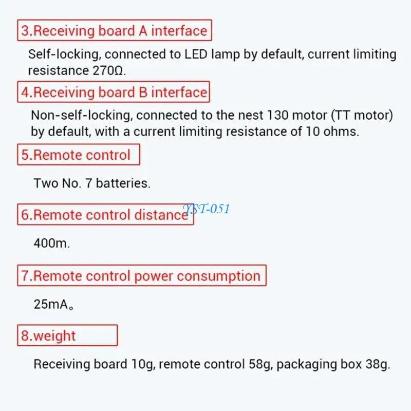

E15A Cruise-Control System Driving Straight RC Transmitter Remote Controller Receiver
