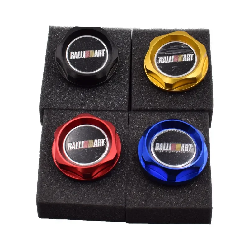 Multicolour Ralliart Aluminum Engine Oil Cap Tank Cover For Mitsubishi WLR6315