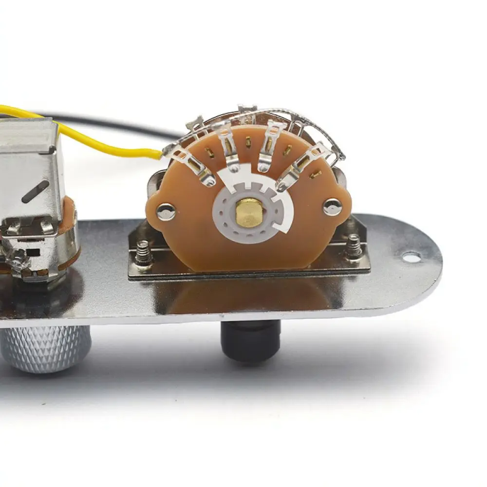 Electric Guitar Control Plate Prewired Harness For TL Style 250K Push Pull Potentiometer Coil Split Circuit Replacement Part