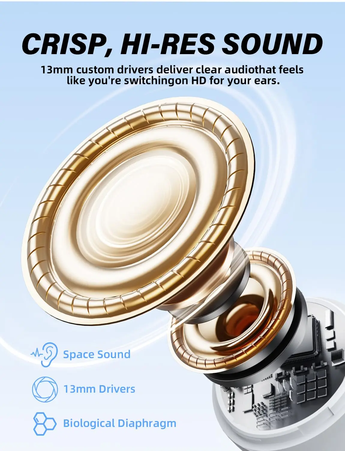 ONIKUMA T27 سماعات لاسلكية 2.4 جيجا هرتز سماعات أذن مزدوجة الوضع الكمون المنخفض سماعة الألعاب مع صندوق شحن سماعات التحكم باللمس RGB