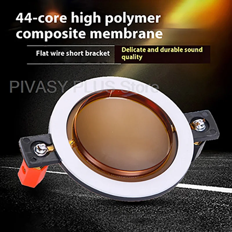 

44mm Voice Coil Compression Driver 80-250W Powerful Speaker Horn Tweeter Advanced Polymer Diaphragm Audio Parts For Home Theater