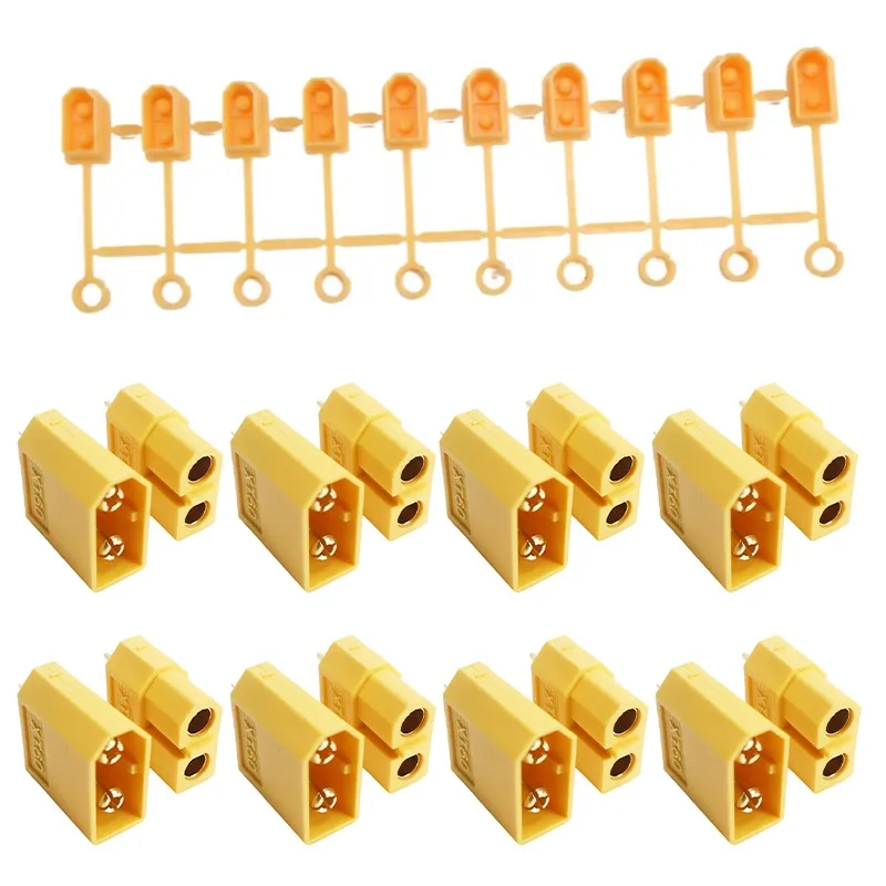 Nuovo set antipolvere XT60 con connettori e coperture maschio/femmina multicolore impermeabile e vestibilità sicura anticorrosione per drone/caricabatterie