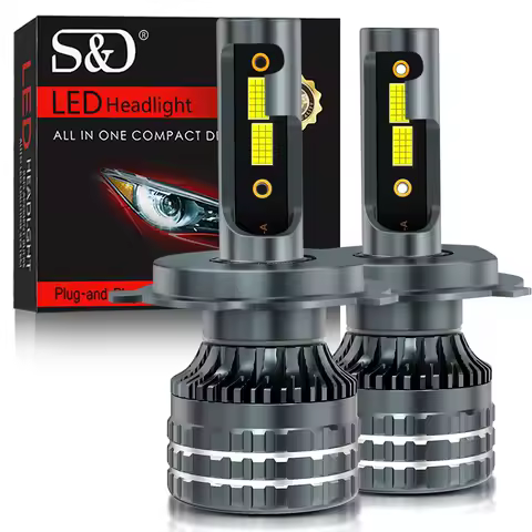 25000LM H7 H4 LED Car Headlights Canbus H8 H11 H1 9005 9006 9012 Lamp Auto 36pcs 3570 CSP Chips 6000K White Automobile 12V