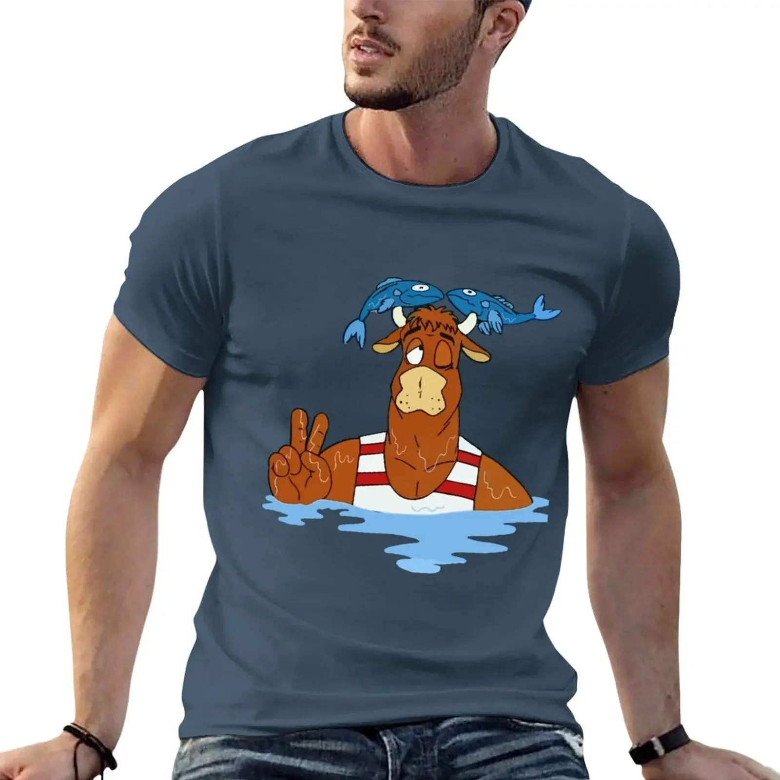 

Boes Boes in the water T-Shirt sweat hippie clothes designer t shirt men