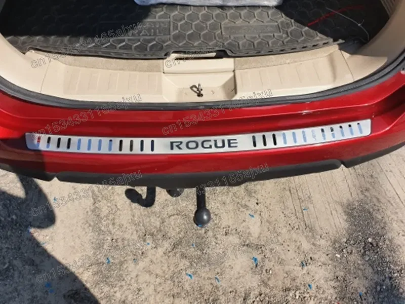 

For Nissan X-Trail Rogue t32 2014-2021 2022 Stainless Steel Rear Bumper Protector Sill Trunk Tread Plate Cover Trim Car styling