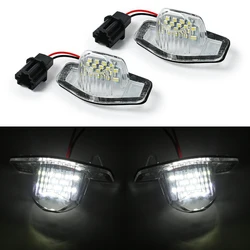 2Pc LED Number License Plate Light For Honda Civic Coupe/Sedan Crv Fit Jazz Hrv Frv CR-V Odyssey Stream LED Number lamp