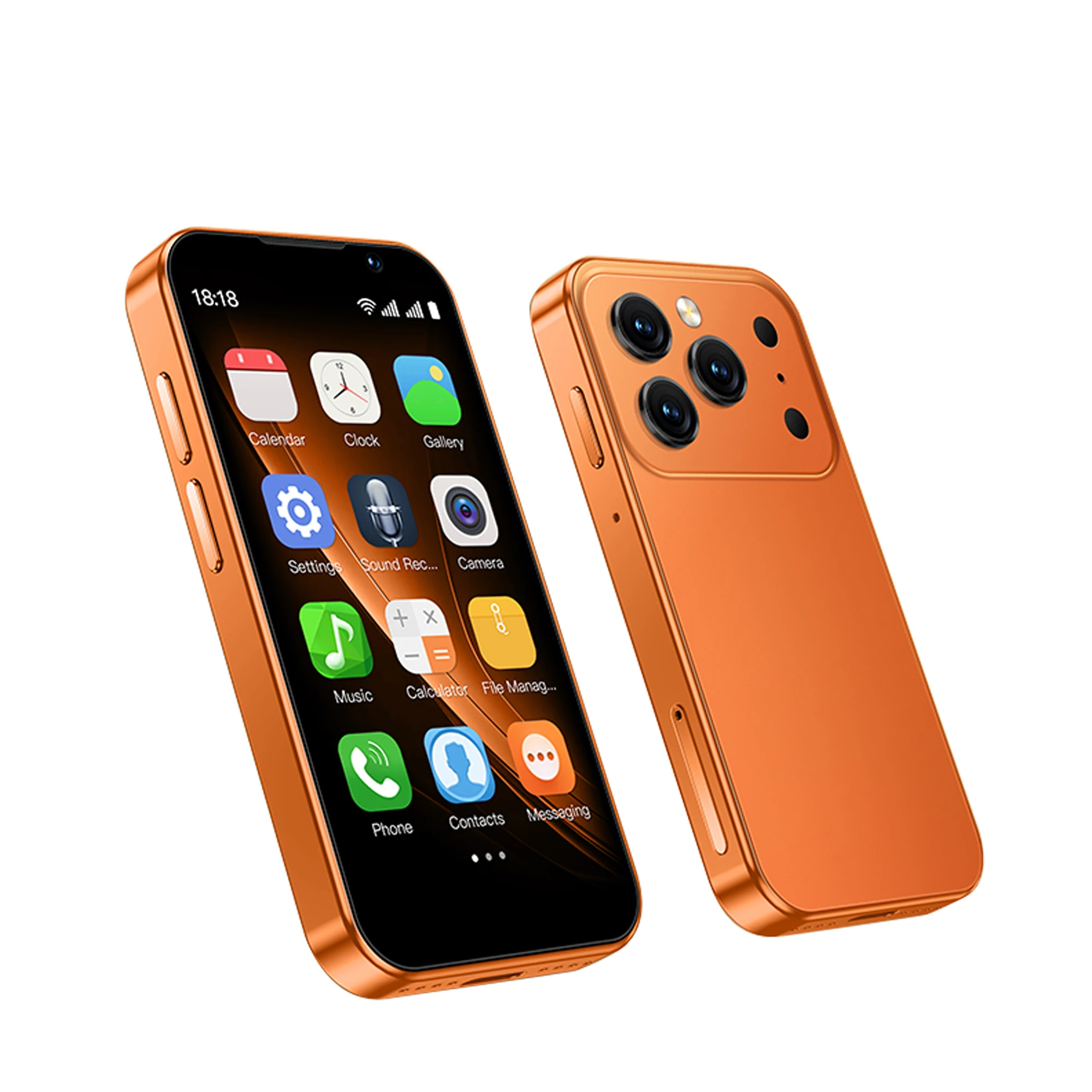 SERVO Mini Smartphone 3" Scherm 2GB+16GB 3G WCDMA Gezichtsontgrendeling Wifi GPS Play Store Android Kleine Draagbare Mobiele Telefoons Dual SIM