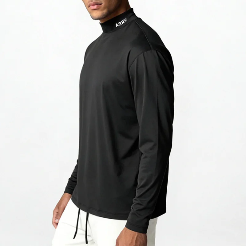 

Men's Quick Dry Running T-Shirt Fitness Long Sleeve Sport Shirt Bodybuilding Tees Training Jogging Shirts Workout Gym Clothing