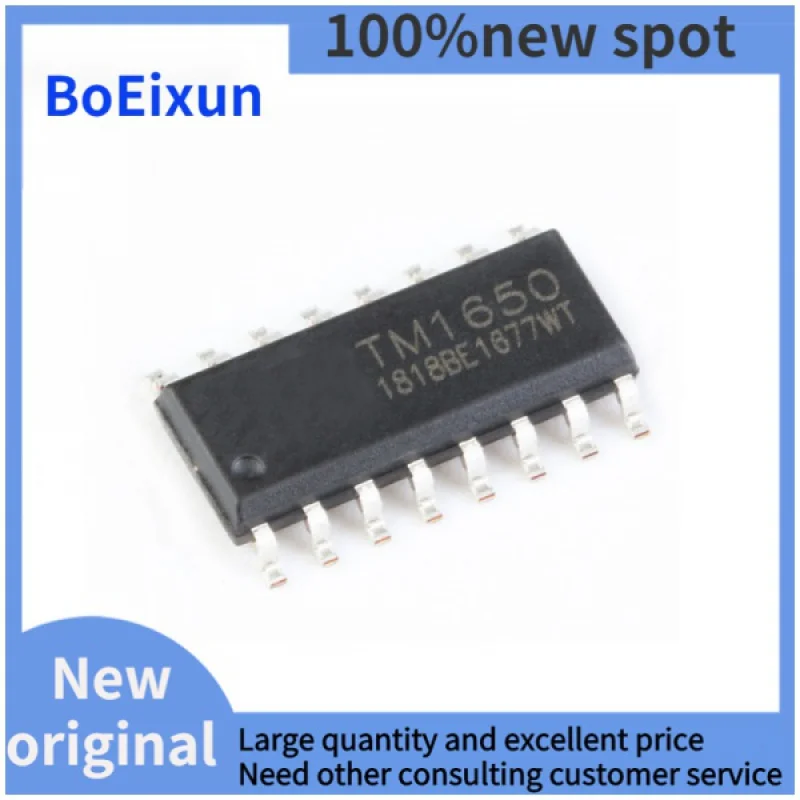 

100% brand new TM1650 SOP-16 LED 1650 SOP16 LED Drive Control Digital Tube Driver IC Chip