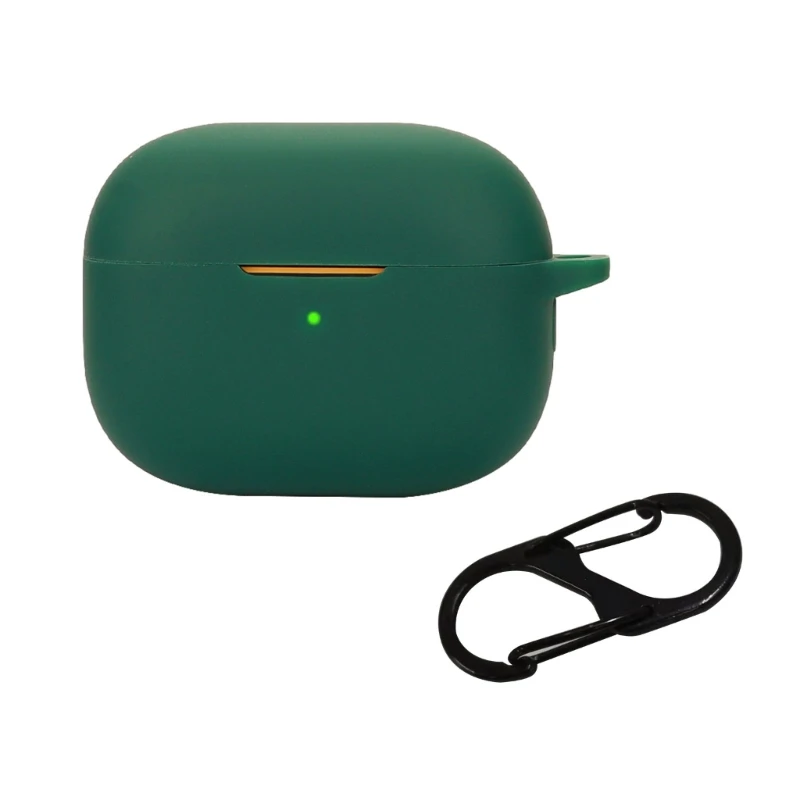 K1AA Schokbestendige siliconen beschermhoes service opbergtas voor oortelefoons