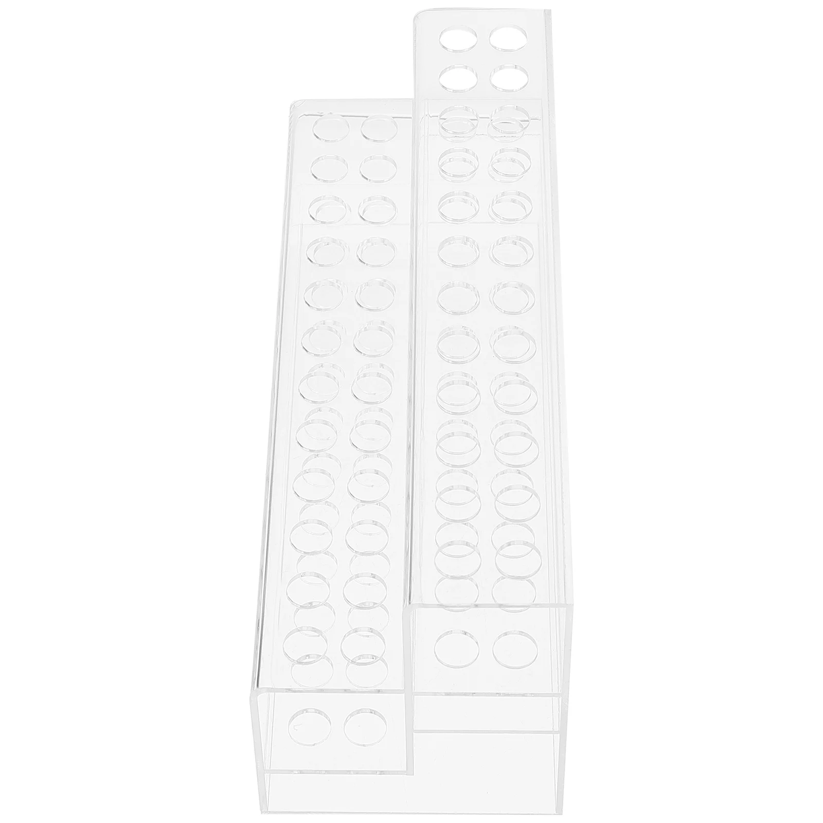 

Acrylic Pen Holder Clear Round Stationery Supplies Dual-purpose Desk Office Storage Display Stand 48 Holes Pen Storage