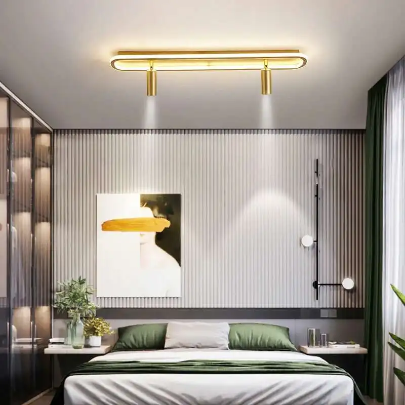 Acrylic LED Aisle Ceiling Chandelier For Hallway Corridor Kitchen Bedroom Dining Room Living Room Restaurant Indoor Home Light