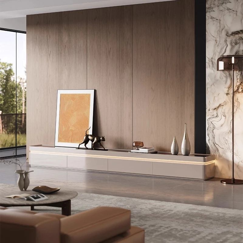 

Современная гостиная Подставки для телевизора Ящики Настенный салон Монитор Дизайнерский ТВ-стол Минималистичный прихожая Подставка для телевизора Мебель для дома