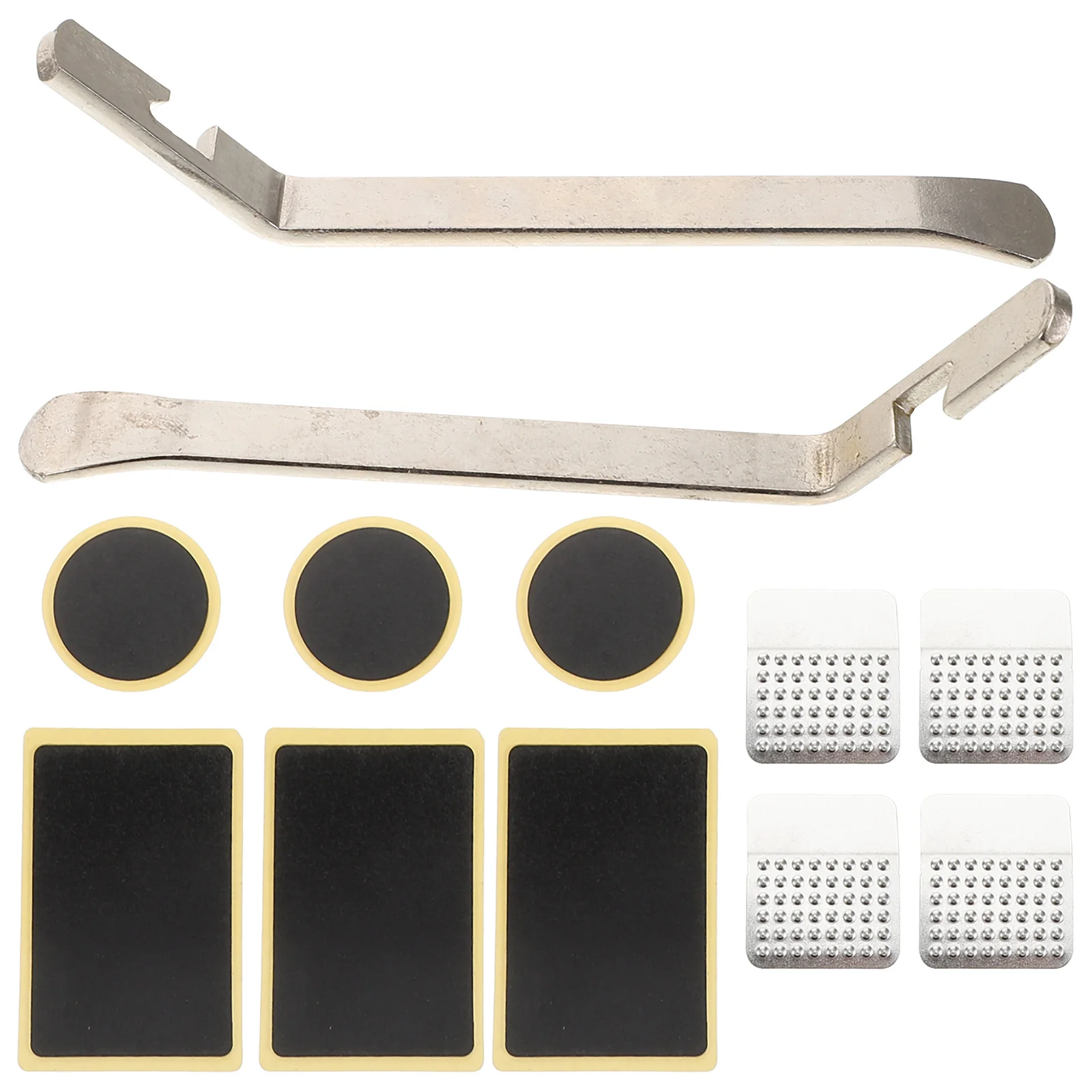 1 set Bicycle Tire Repair Kit 50-Piece Universal Patch Set For Mountain Road Bike Lightweight Portable Tools, Durable Patches,