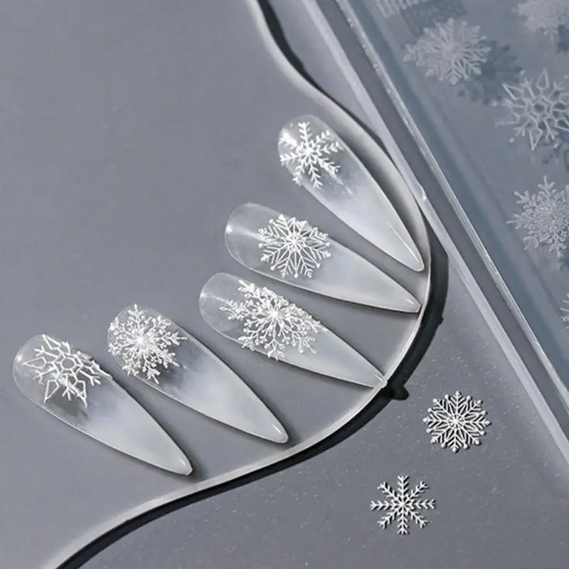 A52E Silikon Nagel Carving Form 3D Verschiedene Größe Schmetterling Präge Nagel Stanzen Schablonen UV Gel Polnischen Maniküre – Detail 2