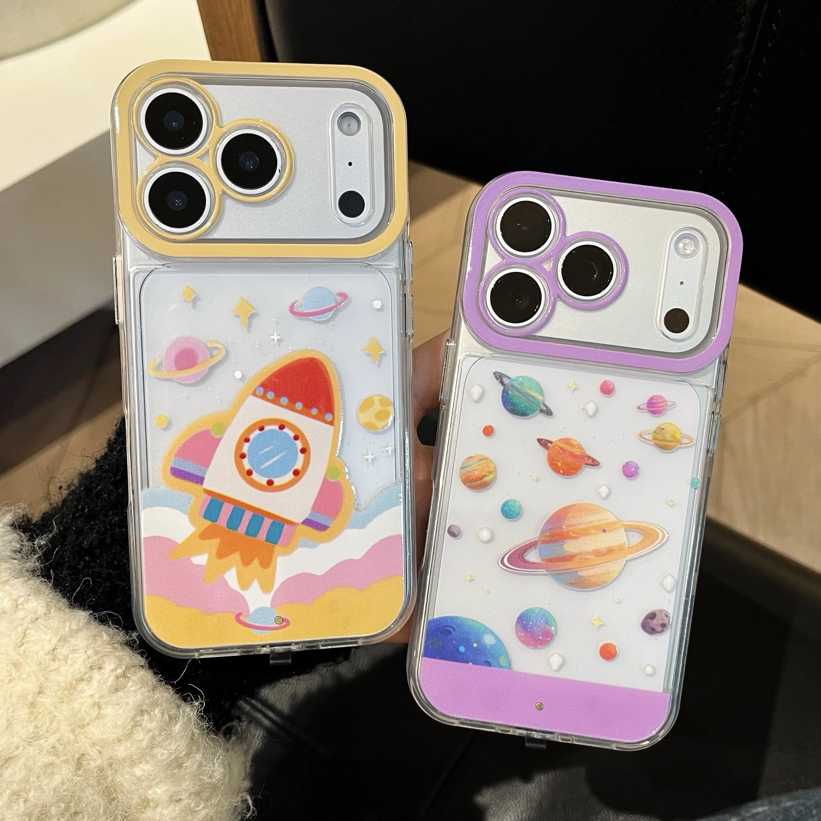 เคสโทรศัพท์ลายจรวดเรืองแสง สำห - Led Flash Case บทวิจารณ์และราคา