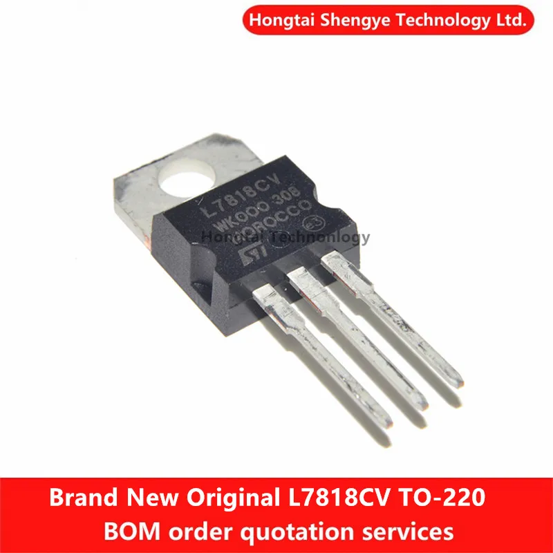 New Original L7818CV Imported TO-220 7818 Triac/Linear Regulator Output +18V