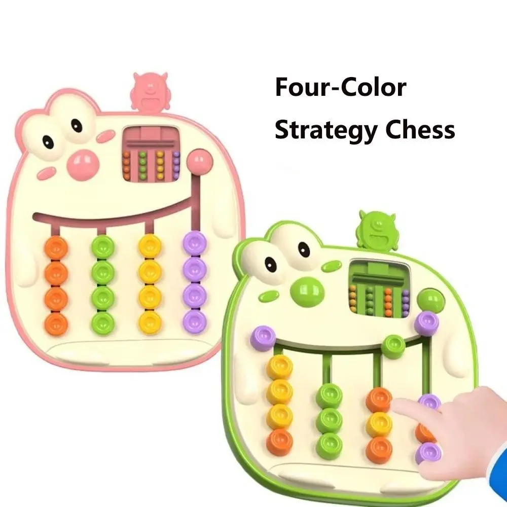 

Logical Thinking Training Four-Color Strategy Chess Four Color Walking Early Education Double-sided Game Chess Color Recognition