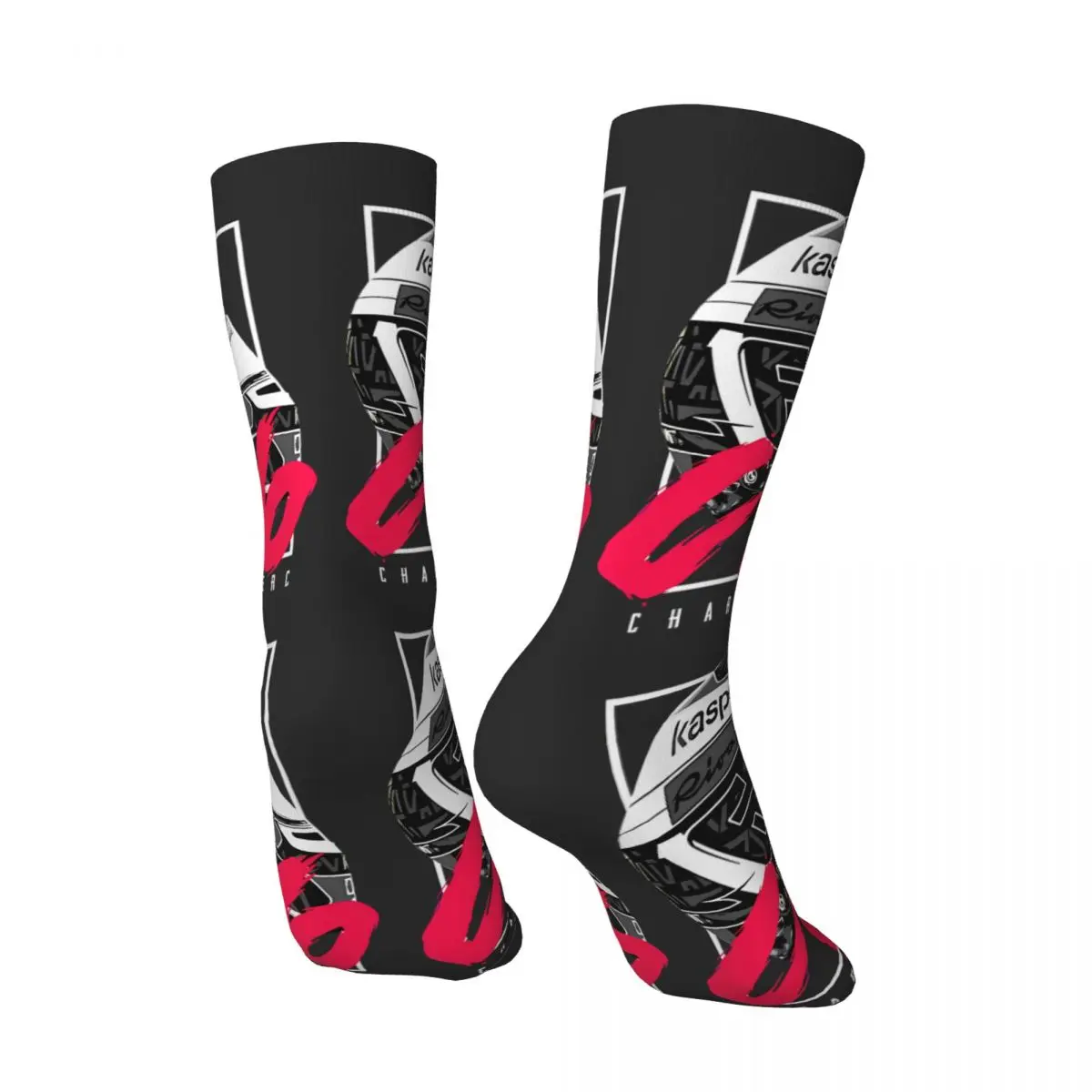 Funny Crazy Sock for Men Rad Hip Hop Harajuku Charles Leclerc Happy Quality Pattern Printed Boys Crew compression Sock