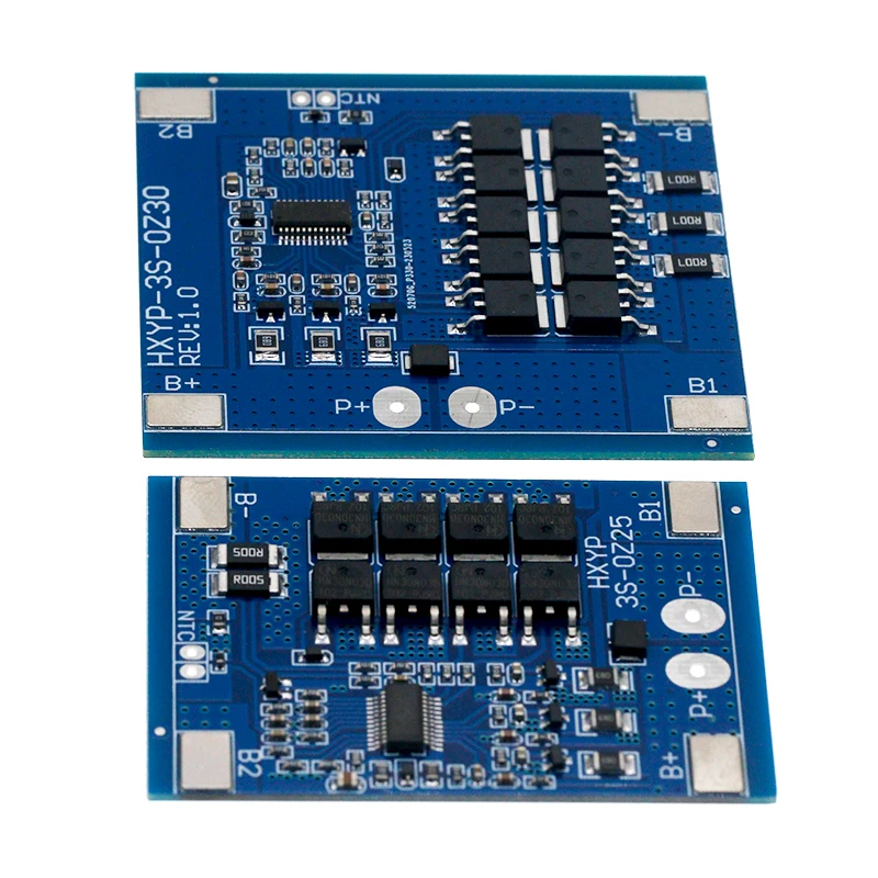 3S 12V 25A 30A BMS 18650 Lithium Battery Protection Board 11.1V 12.6V Anti-Overcharge With Balance And Temperature Control