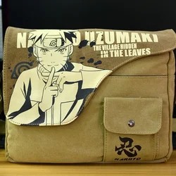 One Piece Anime Crossbody Bag Naruto Canvas Waterproof ShoulderStudents Capacity Portable Adjustable Wholesale