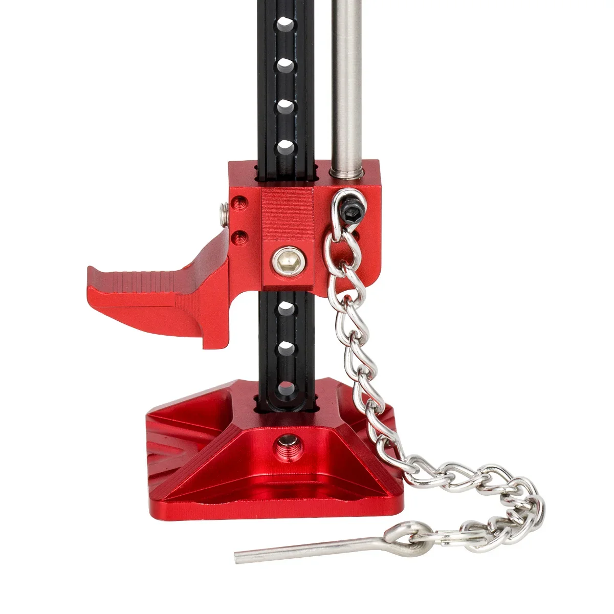 Simulation Metal Mini Slideable Jack Tool for 1/10 RC Crawler Car Axial SCX10 TRX4 Tamiya CC01 RC4WD D90 D110 TF2 Accessories